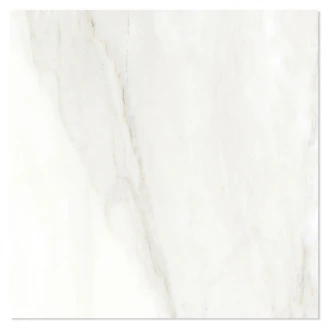 Marmor Klinker Onyx Vit Polerad Rak 60x60 cm